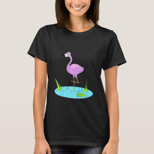 Camiseta Crianças e motifs de animais Crianças Flamingo Out