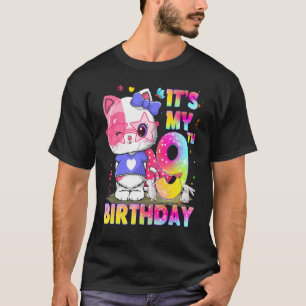 Camiseta Crianças É o meu 9º aniversário Meninas adolescent