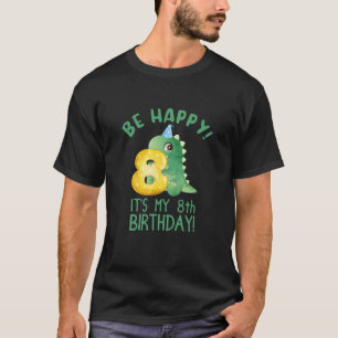 Camiseta Crianças, é o meu oitavo aniversário! 8 Anos De Id