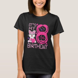 Camiseta Crianças É o meu oitavo aniversário para os 8 anos