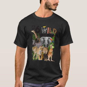 Camiseta Crianças É o meu zoológico de animais Safari de an