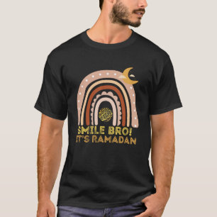 Camiseta Crianças é Ramadã Irmão sorri Muçulmano no Mês da 