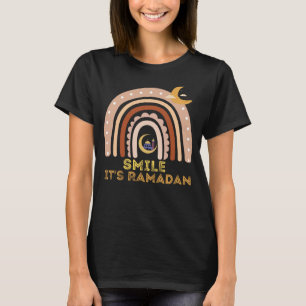 Camiseta Crianças é Ramadã Irmão sorri Muçulmano no Mês da 