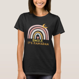 Camiseta Crianças É Ramadan Irmão Sorriso Mês de Jejum Muçu