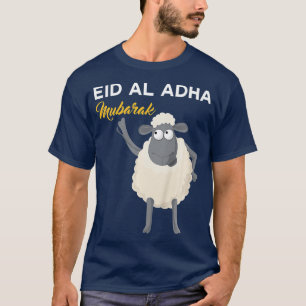 Camiseta Crianças Eid Al Adha para crianças Eid Mubarak Hap