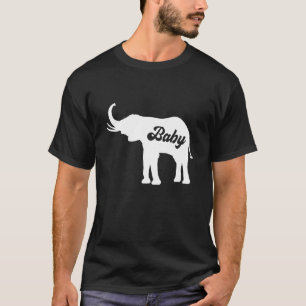 Camiseta Crianças Elefantes Bebê Amor R Figurino De Família