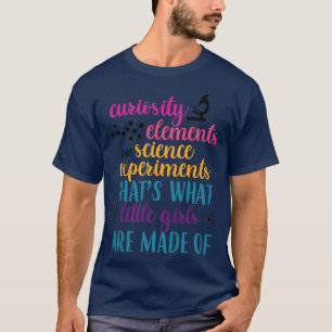 Camiseta Crianças: Elementos de curiosidade e experiências