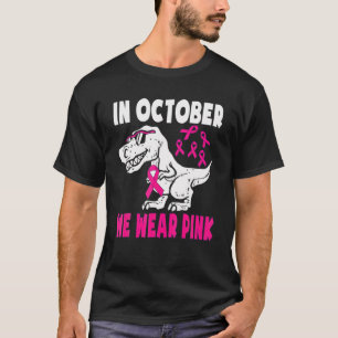Camiseta Crianças Em Outubro Vestimos O Cancer Rosa Awaren