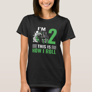 Camiseta Crianças empilhadoras moto empilhadora moto eu sou