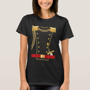 Camiseta Crianças Encantadoras Costume Príncipe Com Espada