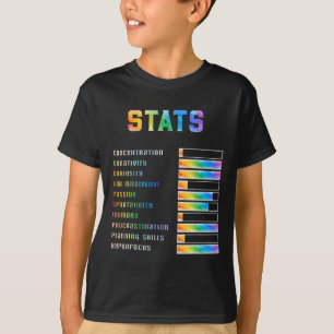 Camiseta Crianças Engraçadas Com Adhd Stats Neurodiversity