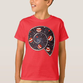 Camiseta Crianças Engraçadas Da Galáxia Espacial