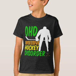 Camiseta Crianças Engraçadas de Hockey