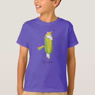 Camiseta Crianças Engraçadas do Unicorn