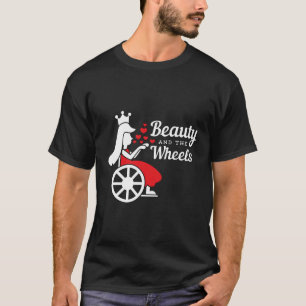 Camiseta Crianças Engraçadas Em Cadeira De Roda Ou Prestado