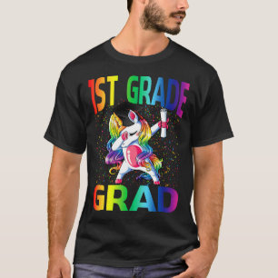 Camiseta Crianças Engraçadas Graduação 1 rua Grau Formando