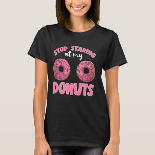 Camiseta Crianças Engraçadas Param De Olhar Para As Minhas