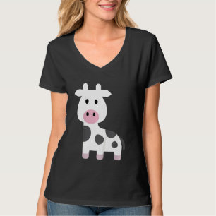 Camiseta Crianças Engraçadas Vaca Moo Fazenda Bonita Vacas