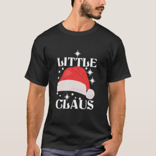 Camiseta Crianças Engraçado Pequeno Casal de Natal do Cla