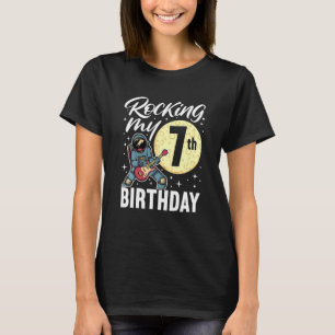 Camiseta Crianças Enroscando Meu Aniversário De 7, Eu Elétr