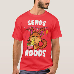 Camiseta Crianças enviam noods de capa principal ramen rame