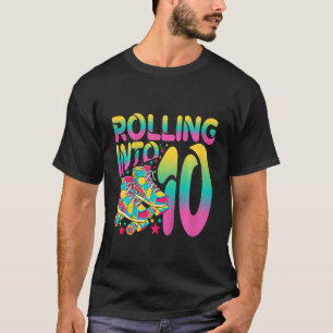 Camiseta Crianças Envolvendo 10 Feliz Cilindro de 10 Anos