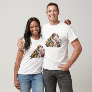 Camiseta Crianças Envolvidas Encantando Cachorro de Bela Lí