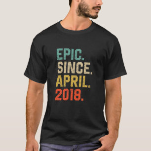 Camiseta Crianças Epic Desde Abril De 2018 Meninas Vintage