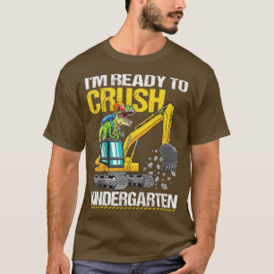 Camiseta Crianças esmagam caminhonete do jardim de infância