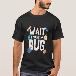 Camiseta Crianças Esperam Eu Vejo Um Entomologista De Inse