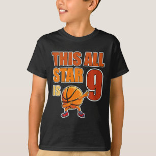 Camiseta Crianças, Esta Estrela Tem 9 Anos, Presente 9º Nas