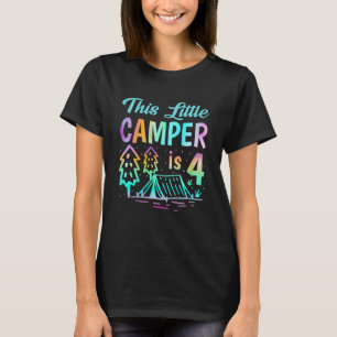 Camiseta Crianças Esta Pequena Campanha Tem 4 Anos De Idade