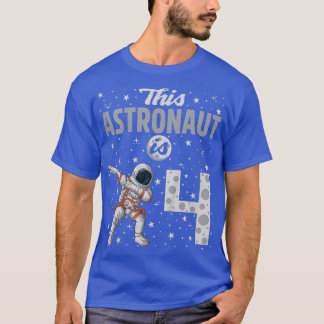 Camiseta Crianças Este Astronauta É 4 Dabbing Astronauta 4º