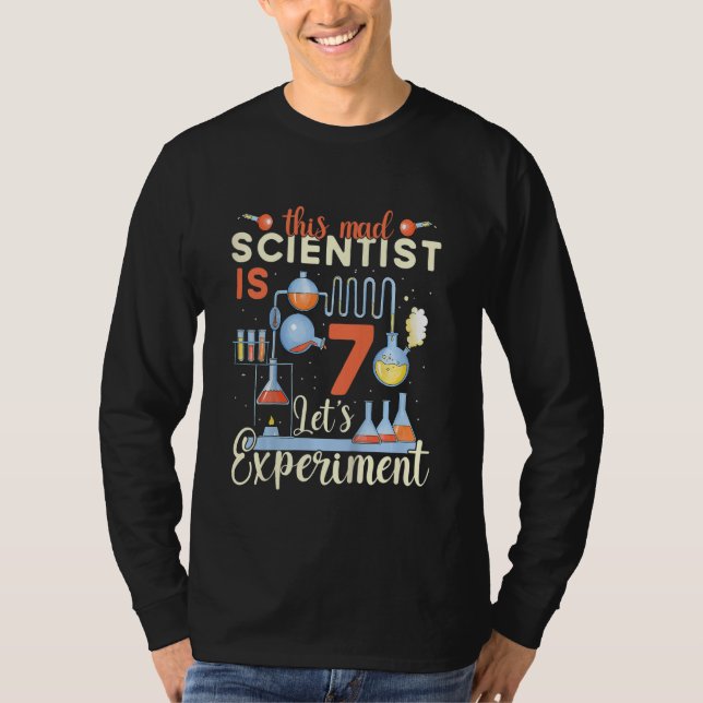Camiseta Crianças Este Cientista Louco É Ciência Experiment (Frente)