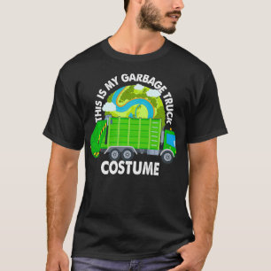 Camiseta Crianças Este É Meu Caminhão De Lixo Reciclagem