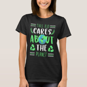 Camiseta Crianças, Este Garoto Prende Reciclar Planeta Salv