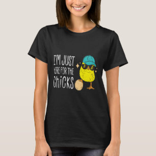Camiseta Crianças, estou aqui para os Pintinhos, garotos bo