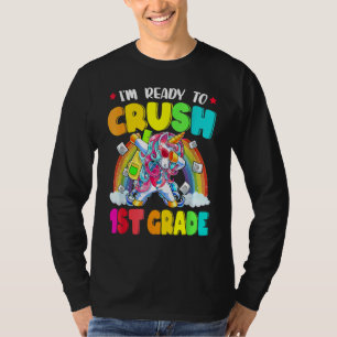 Camiseta Crianças, estou pronta para esmagar 1 rua de Saco 