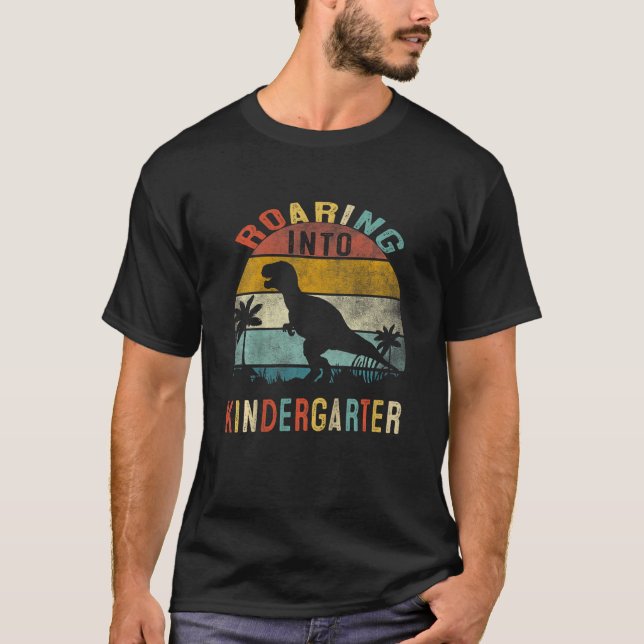 Camiseta Crianças Estou Pronta Para Esmagar Dinossauro Do J (Frente)