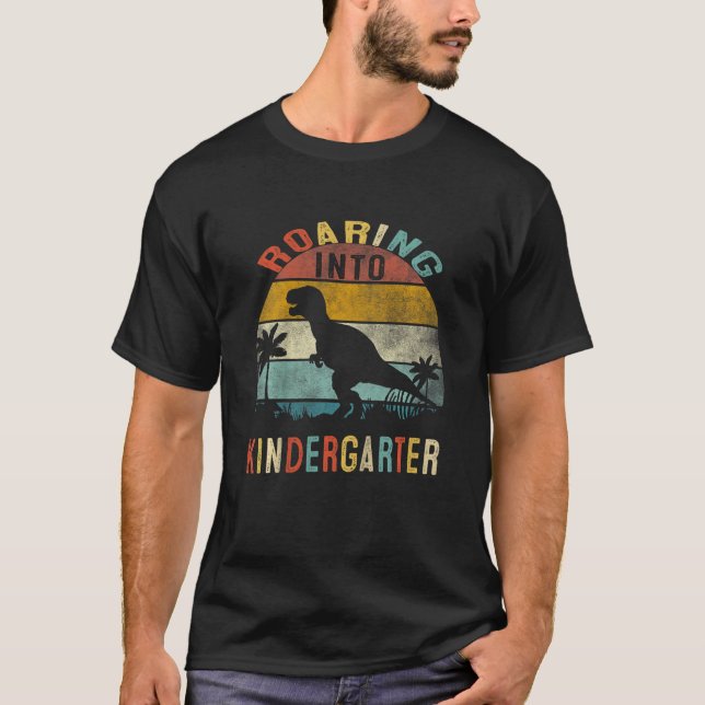 Camiseta Crianças Estou Pronta Para Esmagar Dinossauro Do J (Frente)