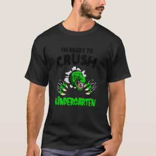 Camiseta Crianças Estou Pronta Para Esmagar Lágrimas De Din