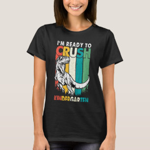 Camiseta Crianças Estou Pronta Para Esmagar O Jardim De Inf