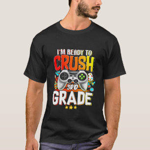 Camiseta Crianças, estou pronta para esmagar os jogadores 3