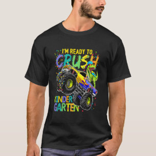 Camiseta Crianças Estou Pronto Para Dominar O Jardim De Inf