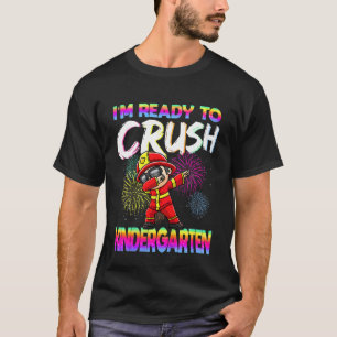 Camiseta Crianças Estou Pronto Para Dominar O Jardim De Inf