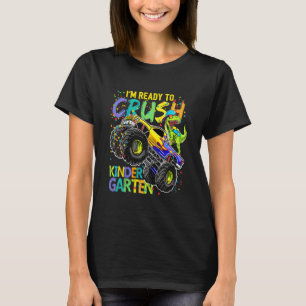 Camiseta Crianças Estou Pronto Para Dominar O Jardim De Inf
