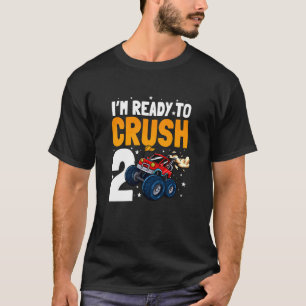 Camiseta Crianças, estou pronto para esmagar 2 meses, 2 ano