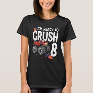 Camiseta Crianças, estou pronto para esmagar caminhonete de