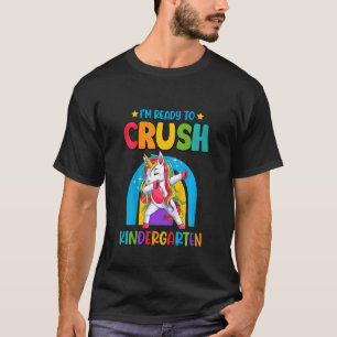 Camiseta Crianças, estou pronto para esmagar garotas do jar
