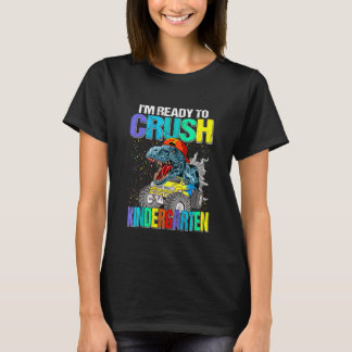 Camiseta Crianças Estou Pronto Para Esmagar Meninos Do Jard